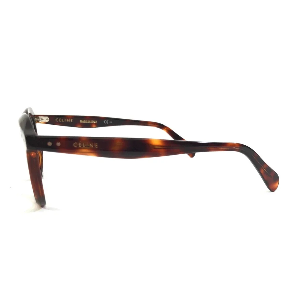 Celine Eyeglasses Frames CL41458 086 Tortoise Round Full Rim 45-20-145